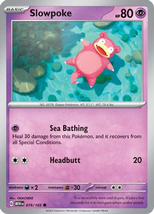 Slowpoke 79 - SV Scarlet and Violet 151 Reverse Holofoil - Poke-Collect