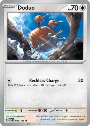 Doduo 84 - SV Scarlet & Violet 151 - Poke-Collect