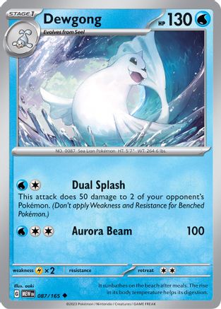 Dewgong 87 - SV Scarlet & Violet 151 - Poke-Collect