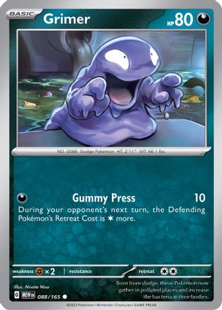 Grimer 88 - SV Scarlet & Violet 151 - Poke-Collect