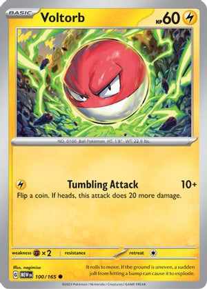 Voltorb 100 - SV Scarlet and Violet 151 Reverse Holofoil - Poke-Collect