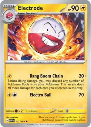Electrode 101 - SV Scarlet & Violet 151 Reverse Holofoil - Poke-Collect