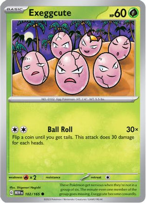 Exeggcute 102 - SV Scarlet and Violet 151 - Poke-Collect