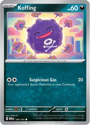 Koffing 109 - SV Scarlet & Violet 151 Reverse Holofoil - Poke-Collect