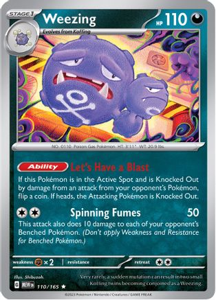 Weezing 110 - SV Scarlet and Violet 151 Holofoil - Poke-Collect
