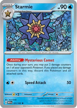 Starmie 121 - SV Scarlet and Violet 151 Holofoil - Poke-Collect