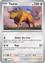 Tauros 128 - SV Scarlet and Violet 151 Reverse Holofoil - Poke-Collect
