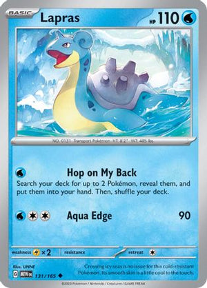 Lapras 131 - SV Scarlet and Violet 151 - Poke-Collect