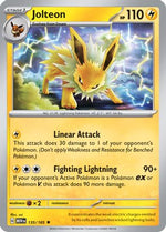 Jolteon 135 - SV Scarlet & Violet 151 Reverse Holofoil - Poke-Collect