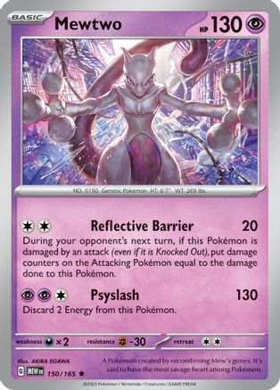 Mewtwo 150 - SV Scarlet and Violet 151 Reverse Holofoil - Poke-Collect
