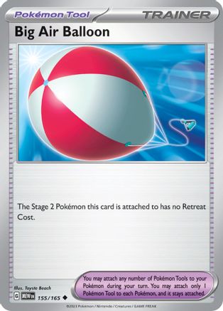 Big Air Balloon 155 - SV Scarlet & Violet 151 Reverse Holofoil - Poke-Collect