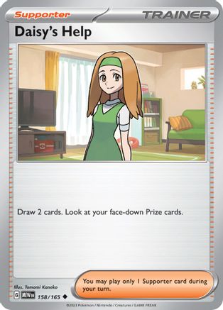 Daisy's Help - 158/165 158 - SV Scarlet & Violet 151 Reverse Holofoil - Poke-Collect