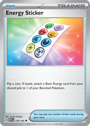 Energy Sticker 159 - SV Scarlet & Violet 151 Reverse Holofoil - Poke-Collect