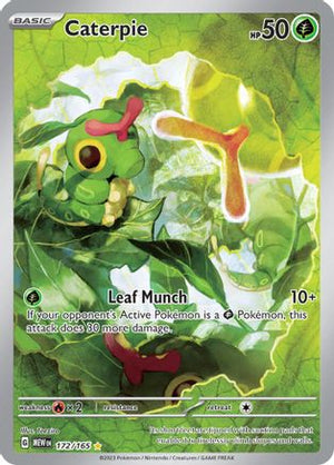 Caterpie - 172/165 172 - SV Scarlet & Violet 151 Holofoil - Poke-Collect