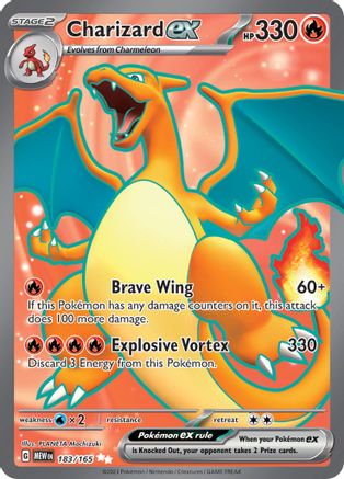 Charizard ex - 183/165 183 - SV Scarlet and Violet 151 Holofoil