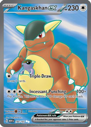 Kangaskhan ex - 190/165 190 - SV Scarlet and Violet 151 Holofoil - Poke-Collect