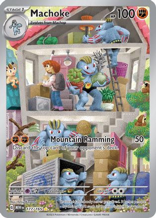 Machoke - 177/165 177 - SV Scarlet and Violet 151 Holofoil - Poke-Collect