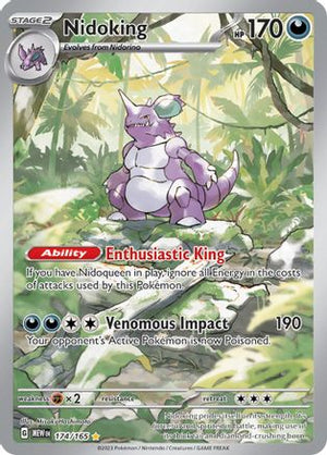 Nidoking - 174/165 174 - SV Scarlet & Violet 151 Holofoil - Poke-Collect