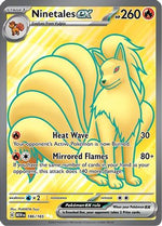 Ninetales ex - 186/165 186 - SV Scarlet and Violet 151 Holofoil - Poke-Collect