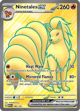 Ninetales ex - 186/165 186 - SV Scarlet & Violet 151 Holofoil - Poke-Collect