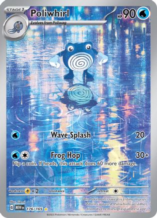 Poliwhirl - 176/165 176 - SV Scarlet and Violet 151 Holofoil - Poke-Collect