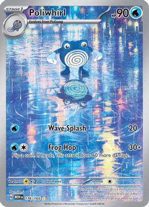 Poliwhirl - 176/165 176 - SV Scarlet and Violet 151 Holofoil