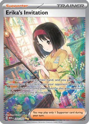 Erika's Invitation - 203/165 203 - SV Scarlet and Violet 151 Holofoil - Poke-Collect