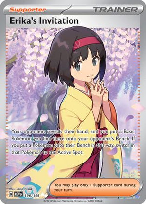 Erika's Invitation - 196/165 196 - SV Scarlet and Violet 151 Holofoil - Poke-Collect