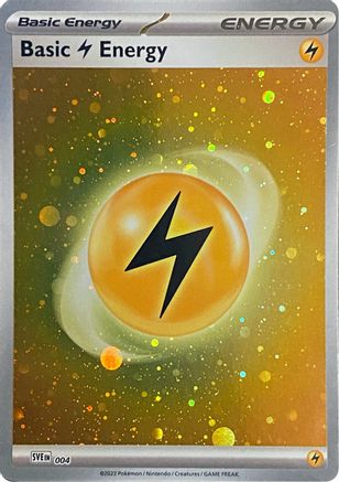 Basic Lightning Energy (Cosmos Holo) 4 - SV01 Scarlet & Violet Base Set Holofoil - Poke-Collect