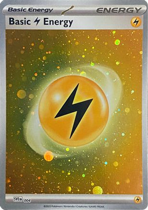 Basic Lightning Energy (Cosmos Holo) 4 - SV01 Scarlet & Violet Base Set Holofoil - Poke-Collect