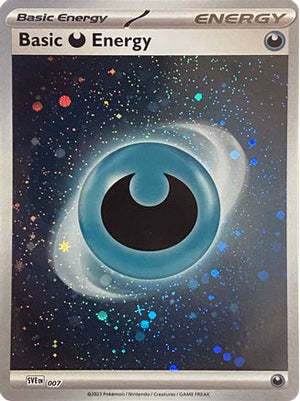 Basic Darkness Energy (Cosmos Holo) 7 - SV01 Scarlet & Violet Base Set Holofoil - Poke-Collect