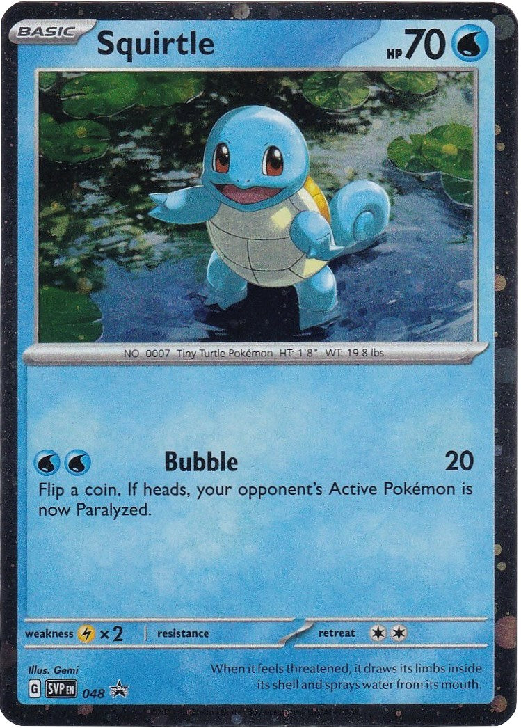 Squirtle (048) (Cosmos Holo) [Scarlet & Violet: Black Star Promos] - Poke-Collect
