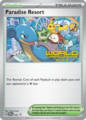 Paradise Resort - 045 (World Championships 2023) 45 - SV Scarlet & Violet Promo Cards - Poke-Collect