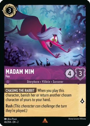 Madam Mim - Fox (46/204) - Rise of the Floodborn Cold Foil