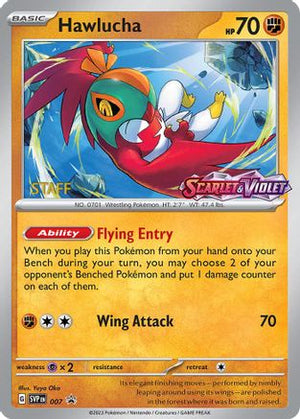 Hawlucha - 007 [Staff] 7 - SV Scarlet & Violet Promo Cards Holofoil - Poke-Collect
