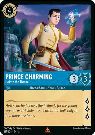 Prince Charming - Heir to the Throne (157/204) - Rise of the Floodborn Cold Foil