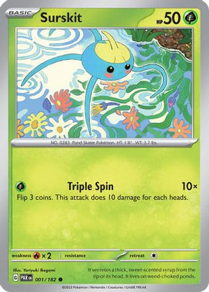 Surskit 1 - SV04 Paradox Rift Reverse Holofoil - Poke-Collect