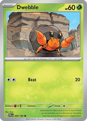 Dwebble 6 - SV04 Paradox Rift - Poke-Collect