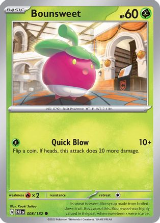 Bounsweet 8 - SV04 Paradox Rift Reverse Holofoil - Poke-Collect