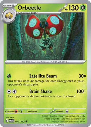 Orbeetle 12 - SV04 Paradox Rift Reverse Holofoil - Poke-Collect