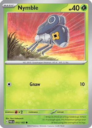 Nymble - 013/182 13 - SV04 Paradox Rift - Poke-Collect