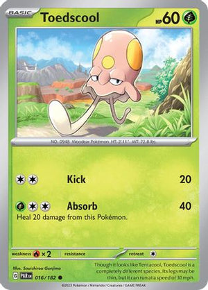 Toedscool - 016/182 16 - SV04 Paradox Rift - Poke-Collect