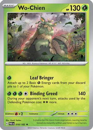 Wo-Chien 18 - SV04 Paradox Rift Holofoil - Poke-Collect