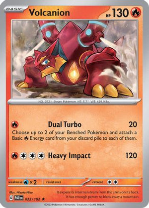 Volcanion 22 - SV04 Paradox Rift Reverse Holofoil - Poke-Collect