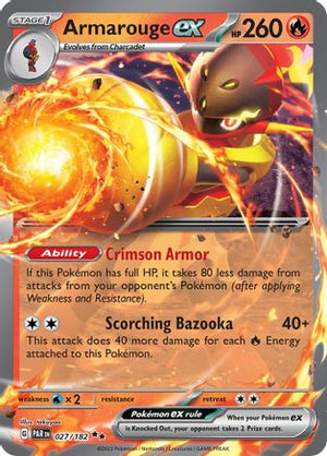 Armarouge ex 27 - SV04 Paradox Rift Holofoil - Poke-Collect
