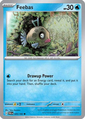 Feebass 35 - SV04 Paradox Rift Reverse Holofoil - Poke-Collect