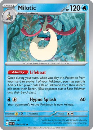 Milotic 36 - SV04 Paradox Rift Holofoil - Poke-Collect