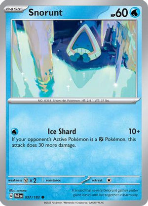 Snorunt - 037/182 37 - SV04 Paradox Rift - Poke-Collect