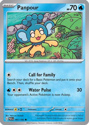 Panpour 41 - SV04 Paradox Rift Reverse Holofoil - Poke-Collect