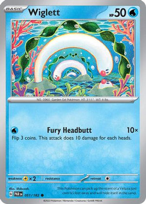 Wiglett - 051/182 51 - SV04 Paradox Rift Reverse Holofoil - Poke-Collect